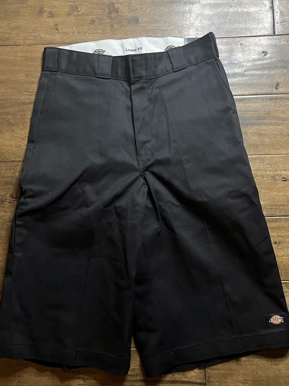 NWT Crazy Baggy Dickies Carpenter Black Short “15 inch inseam